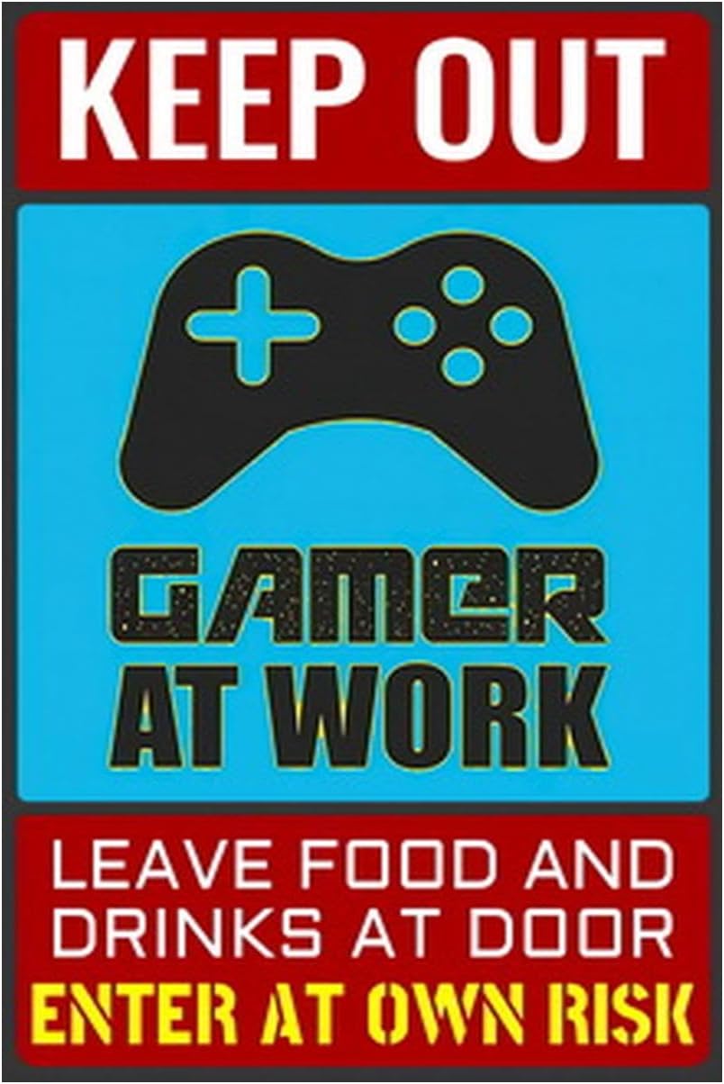 Video Gaming & Esports Usd Acc - Poster Logam Bertema Video Game, Dekorasi