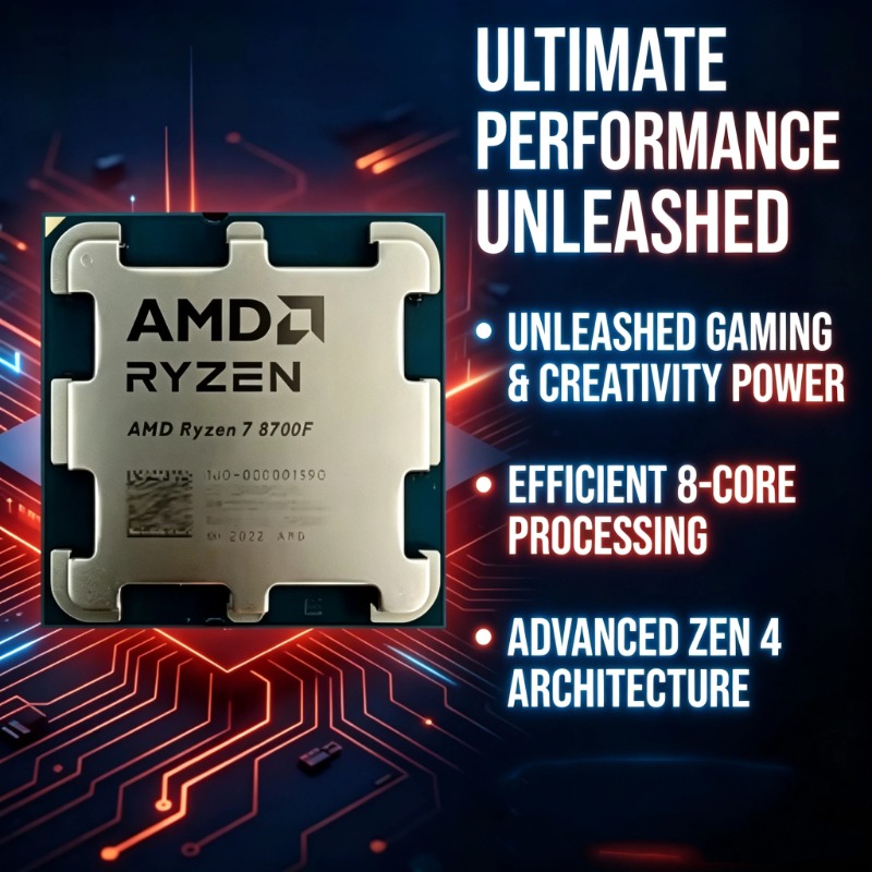 AMD Ryzen 7 8700F AM5 CPU Gami - Esports Gaming Pc Build ulasan dan harga