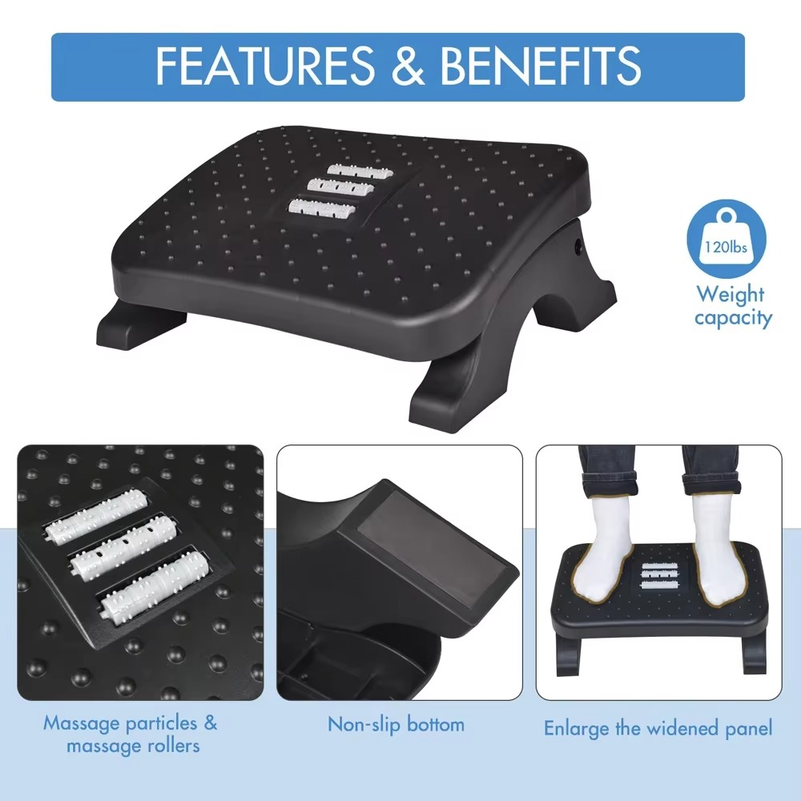 Alas Kaki Ergonomis untuk Dile - Footrest Under Desk ulasan dan harga